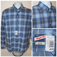 NWT 158 Mens JOHNNIE O Hangin Out "Mackie" Long Sleeve Button Shirt : Size M