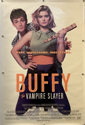 BUFFY THE VAMPIRE SLAYER Original One Sheet Movie Poster 1992