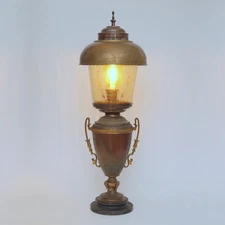 Original Art Deco Jugendstil Lamp 'ASIMOV'S FRIEND' Table Lamp Approx. 1920