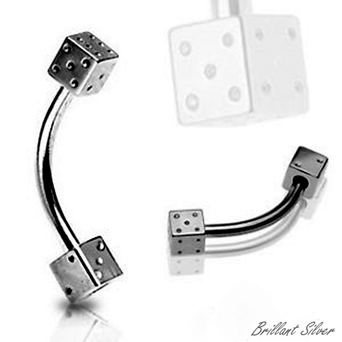 Augenbrauen Intim Bauchnabelpiercing Co Stecker Mit Würfel