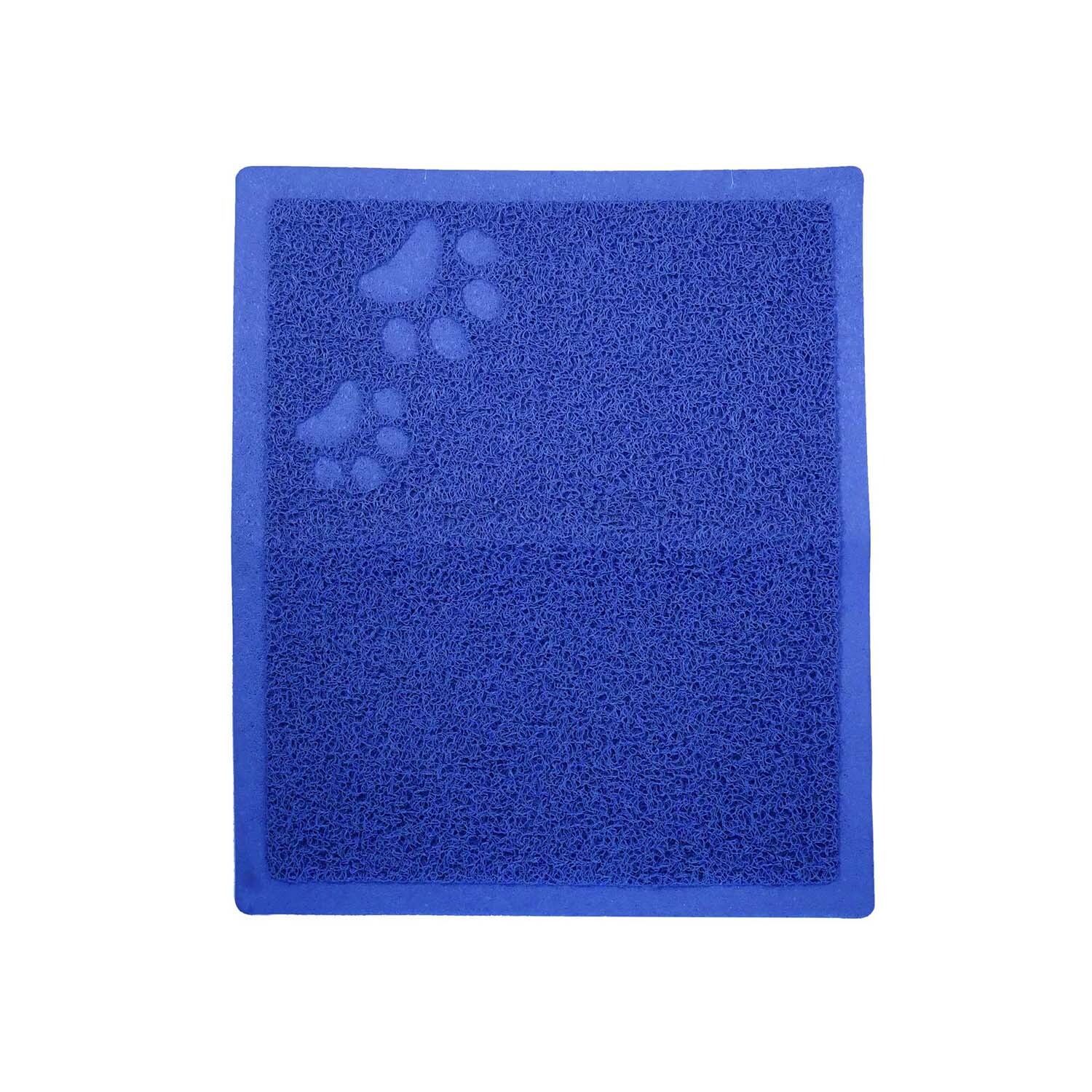 Cat Litter Mat Blue Rubber Anti Slip Mat Rosewood Scratching Pad Pet Feeding Rug