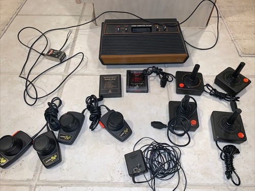 ATARI CX-2600-Video Computer System Street Racer/ Combat Games - Afbeelding 1 van 12