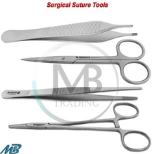 Surgical Suture Tweezers Mayo Hegar Medical Students Suture Practice Instruments