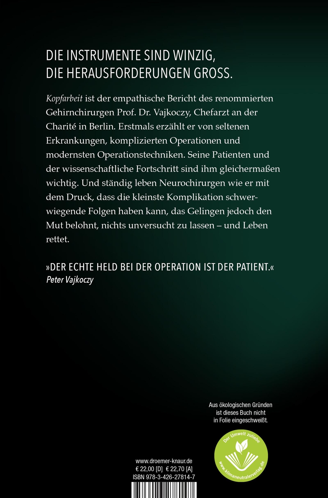 Thumbnail - Kopfarbeit Peter Vajkoczy