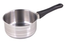 Induktion STIELKASSEROLLE ~OLIVE~ Edelstahl Kochtopf Stieltopf Butterpfännchen