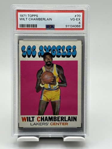 1971-72 Topps - #70 Wilt Chamberlain PSA 4 VG-EX Lakers
