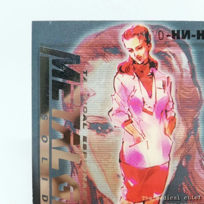 004 Naomi Hunter Metal Gear Solid Trading cards Plastic Back Serial Number - Photo 2/4