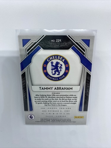 Panini Prizm 2020-21 Tammy Abraham Red Pulsar Prizm - Picture 2 of 6