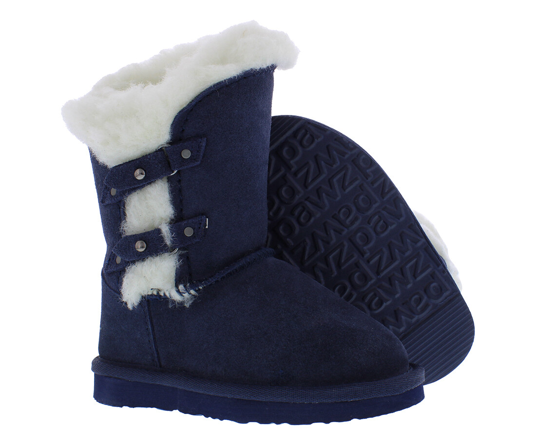 Bearpaw Camila Zipper Infant/Toddler Shoes Size 8, Color: Cadet-image