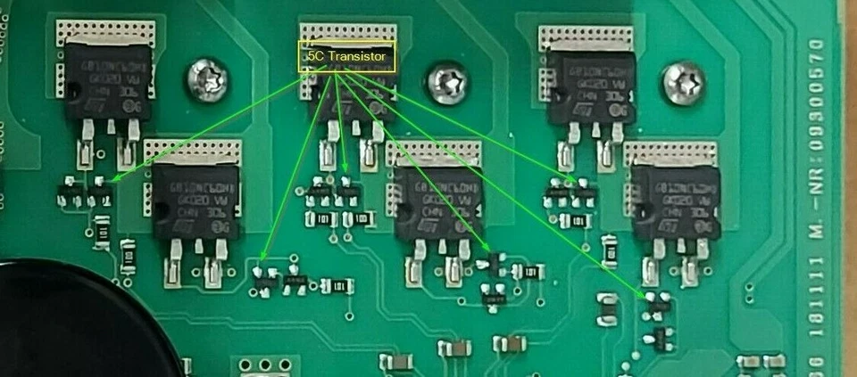 Miele ELP-265 ELP-266 W587X W588X W589X Ersatzteile Kit FehlerF50 oder FehlerF53 - Bild 3 von 4