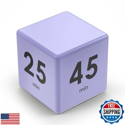 Cube Timer,Pretmess Gravity Flip Kitchen Timer for Time Management and Countd