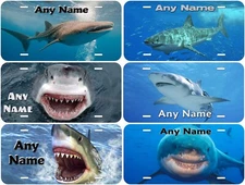 Shark Any Name Personalized Novelty Car License Plate