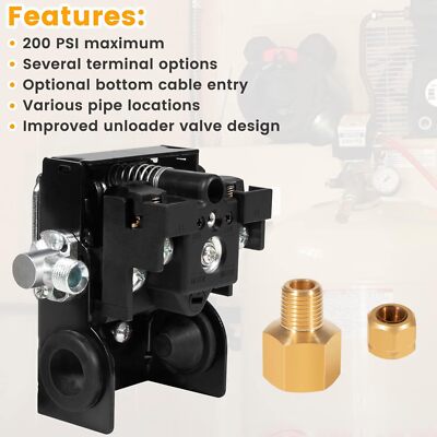 23474661 -C Controllo Pressostato Compressore D'aria Per - Foto 2