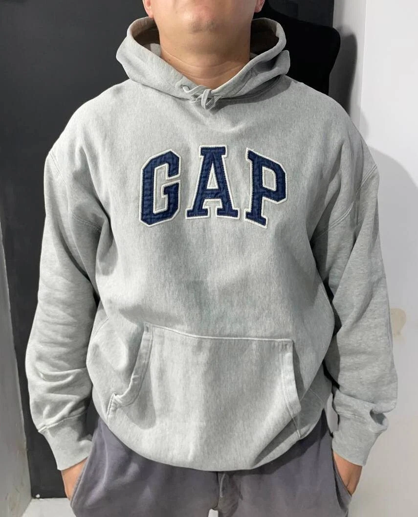 Vintage Gap Hoodie Big Logo Oversized 90s Y2K USA Baggy eBay