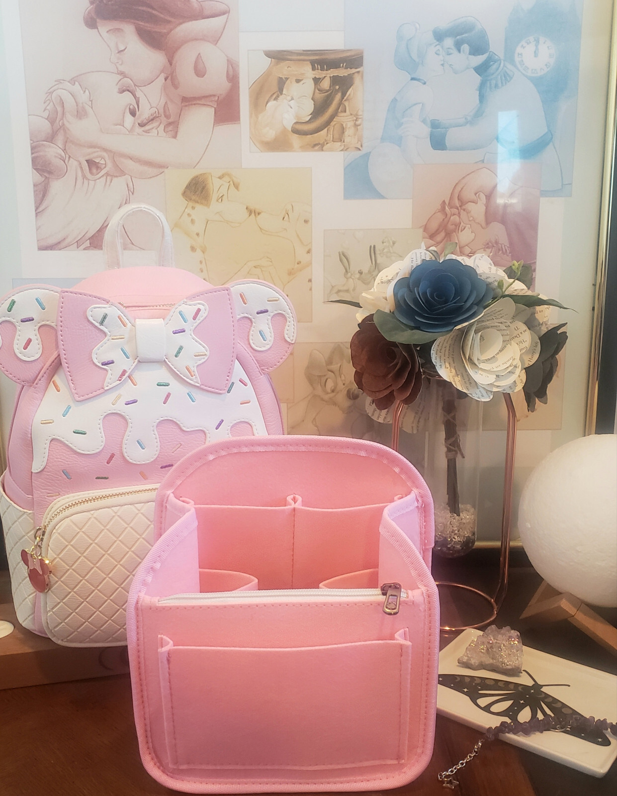 Loungefly Disney Backpack Organizer Bundle of 3 eBay