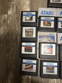 Vtg Lot Of 20 Atari 5200 Games W/ Manuals for 6....PACMAN,CENTIPEDE, STARRAIDERS