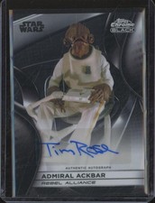 2025 Topps Star Wars Smuggler's Outpost TIM ROSE as ADMIRAL ACKBAR Auto JA131