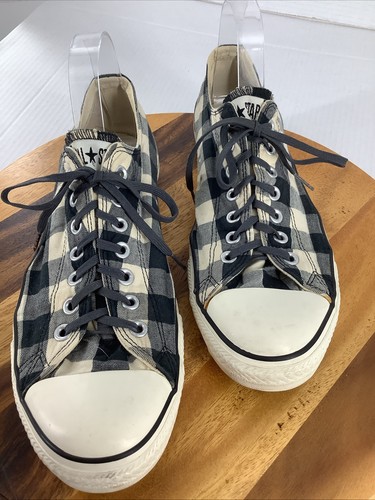 Converse All Star Buffalo Plaid Classic Schnür Sneaker M11 W13 schwarz-weiß