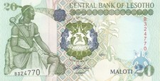 LESOTHO 20 MALOTI YEAR 1994 PICK P16a UNC - FDS