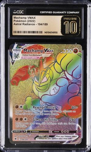 Machamp VMAX graded CGC 10 for sale on eBay
