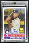 2025 Topps Heritage Jackson Chourio Real One Auto #ROA-JCH Brewers