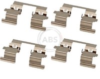 A.B.S. 2008Q ZubehöRsatz, Scheibenbremsbelag Hinten FüR Opel