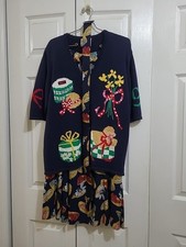 Susan Bristol Vintage Sweater Skirt Outfit Sweater Size L Skirt Size 14