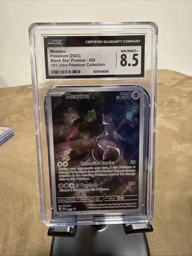 CGC 8.5 NM/MINT+ Mewtwo 151 UPC Promo Full Art Holo Pokemon SVP 052