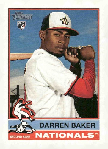 2025 Topps Heritage #301 Darren Baker | Baseball Card