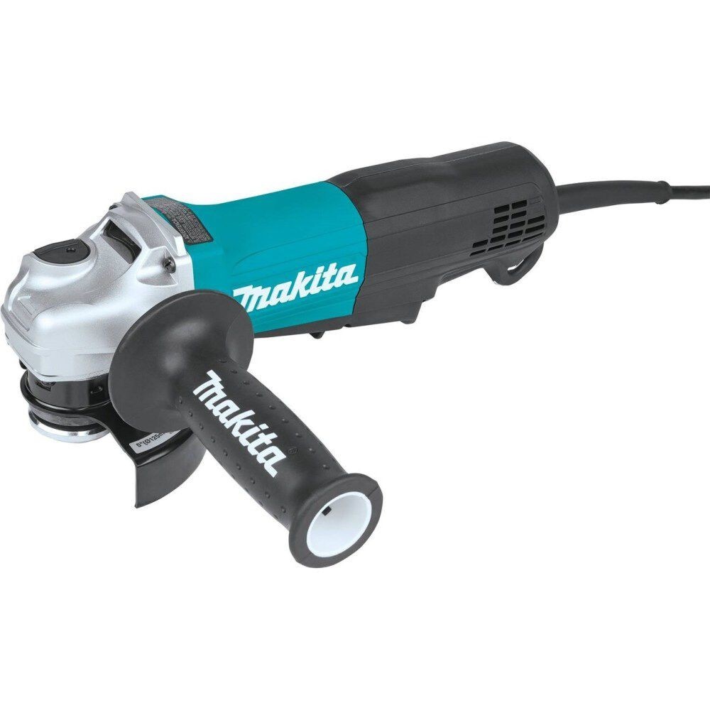 Makita GA5052 120V 4.5"/5" Paddle Switch Angle Grinder with AC/DC Switch - Blue
