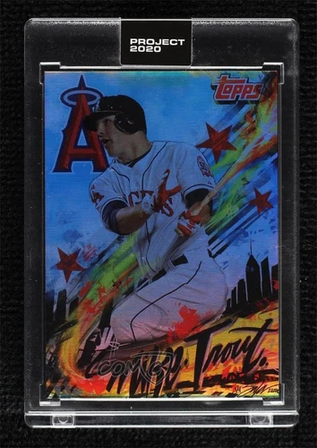 2020 Project 2011 Topps Update Rainbow Foil Mike Trout King Saladeen #399