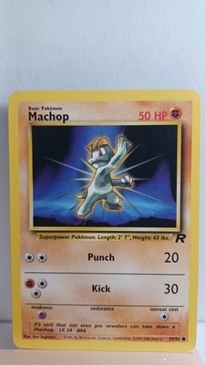 Machop [HP] - Pokemon TCG Team Rocket 59/82 [Common]
