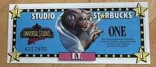 Universal Studios Hollywood Studio Bucks Dollar Bill E.T. 1991