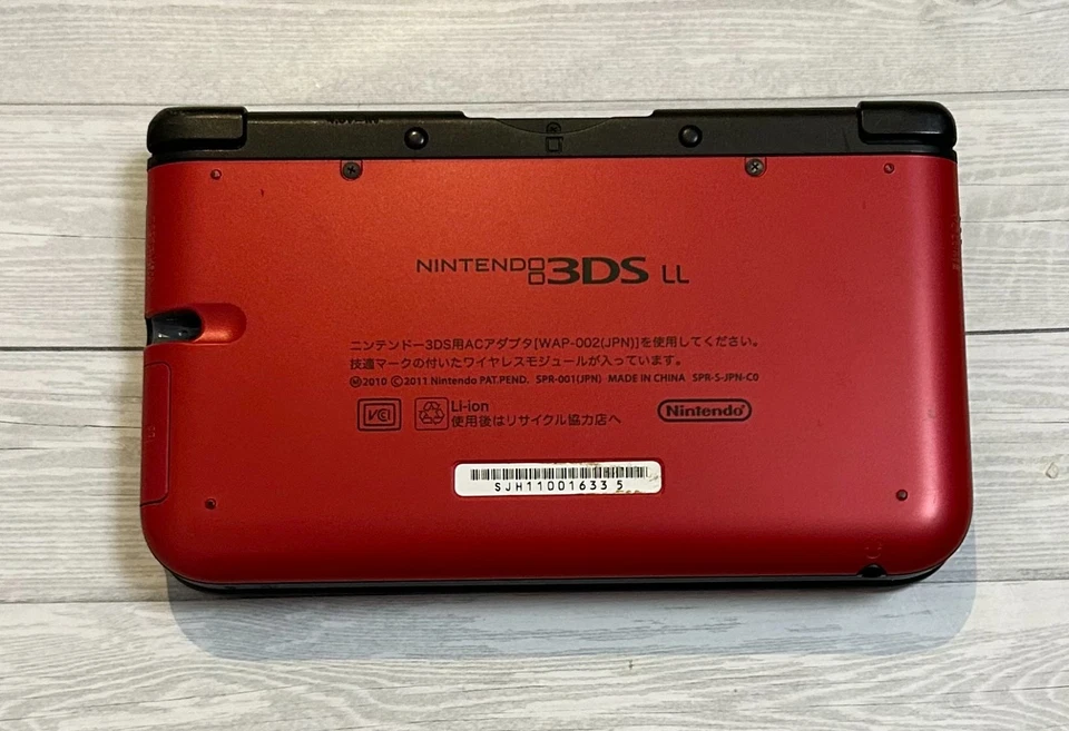Nintendo 3DS XL LL красный проверенный рабочий подлинный Японии японский только - Изображение 2 из 4