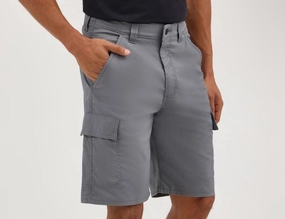 Wrangler ATG Shorts Size 38  All Terrain Highland Hiking Stretch Cargo Grey