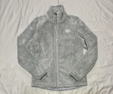 The North Face Jacket Womens Medium Gray Soft Osito 2 Fleece Full Zip