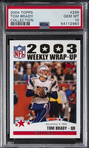 2004 TOPPS COLL #299 TOM BRADY PSA 10