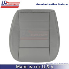 2006-2008 For Dodge Magnum Genuine Leather Driver Bottom Seat Cover Light Slate