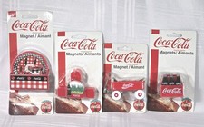 Coca-Cola Magnets 1995-2000 Bottles, Wagon, Picnic, Clip NEW Sealed