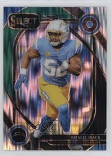2024 Panini Select Club Level Black & Green Shock Prizm Khalil Mack #277 1pi4