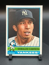 2025 Topps Heritage High Number #534 Oswaldo Cabrera, New York Yankees