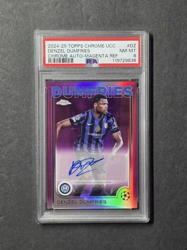 Denzel Dumfries 2024 Topps Chrome Denzel Dumfries Auto