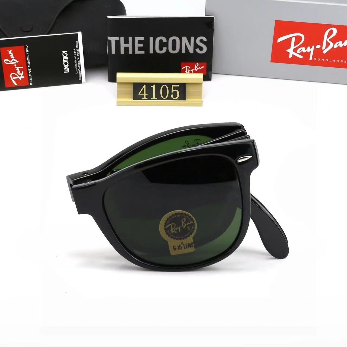 Ray-Ban Folding Wayfarer RB4105 偏光レンズ 美品 Amazon.com: Ray-Ban RB4105 Folding Wayfarer Unisex