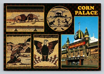 Vintage Mitchell Corn Palace Postcard 1993 Centennial South Dakota