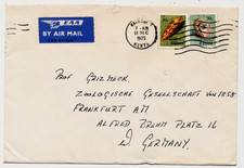 Kenia 1975 Mischfrankatur - Muscheln Michel Nr. 33+44 II