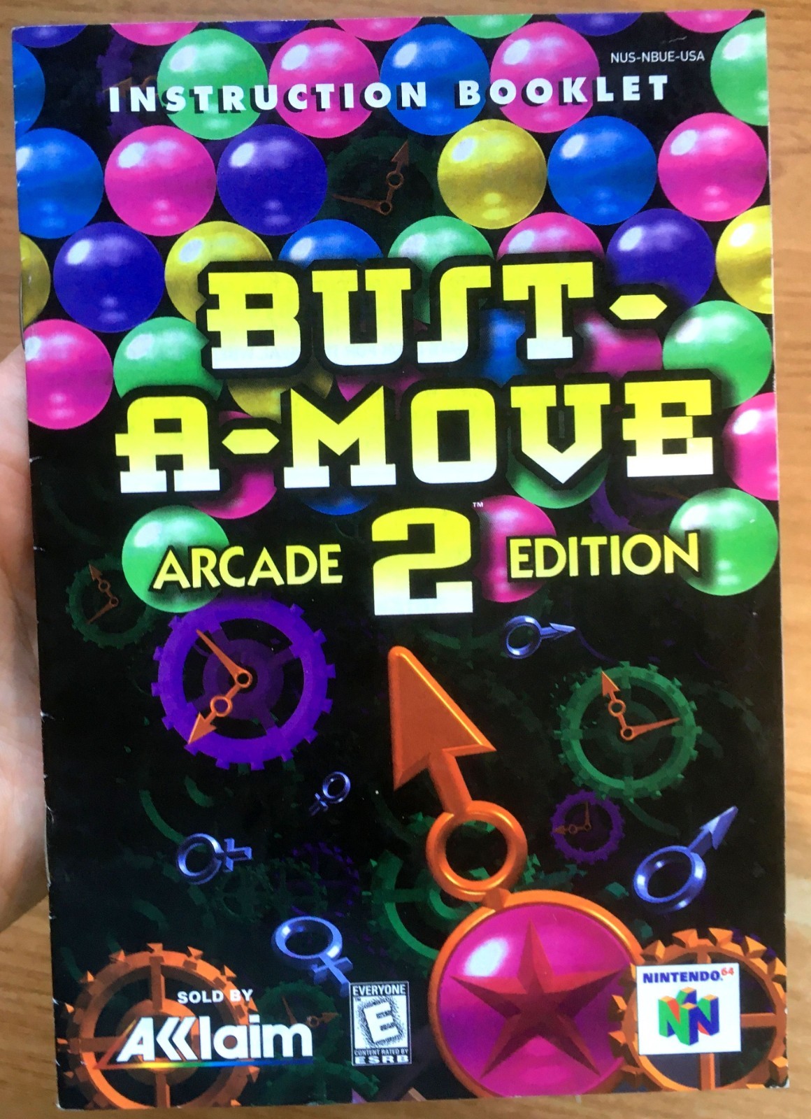 BUST-A-MOVE 2 ARCADE EDITION - NOTICE 100% ORIGINALE NINTENDO 64 N64 NTSC USA II