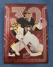 Joel Blomqvist PENGUINS 2024-25 Upper Deck Fluorescence Red