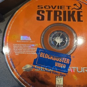 Soviet Strike (Sega Saturn, 1997)  Box,cover, disc no manual