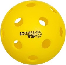 Boomer TS Indoor Pickleballs Soft Feel 26 Hole Durable Long Lasting Smooth Court