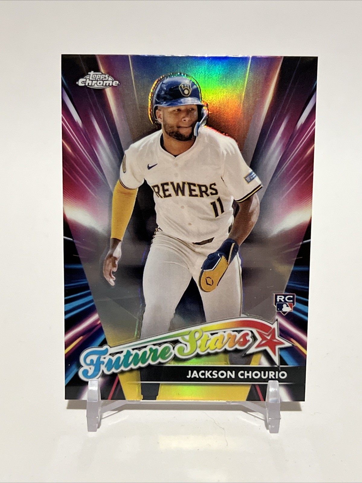 2024 Topps Chrome Update Series - Future Stars Jackson Chourio #FSU-16 (RC)